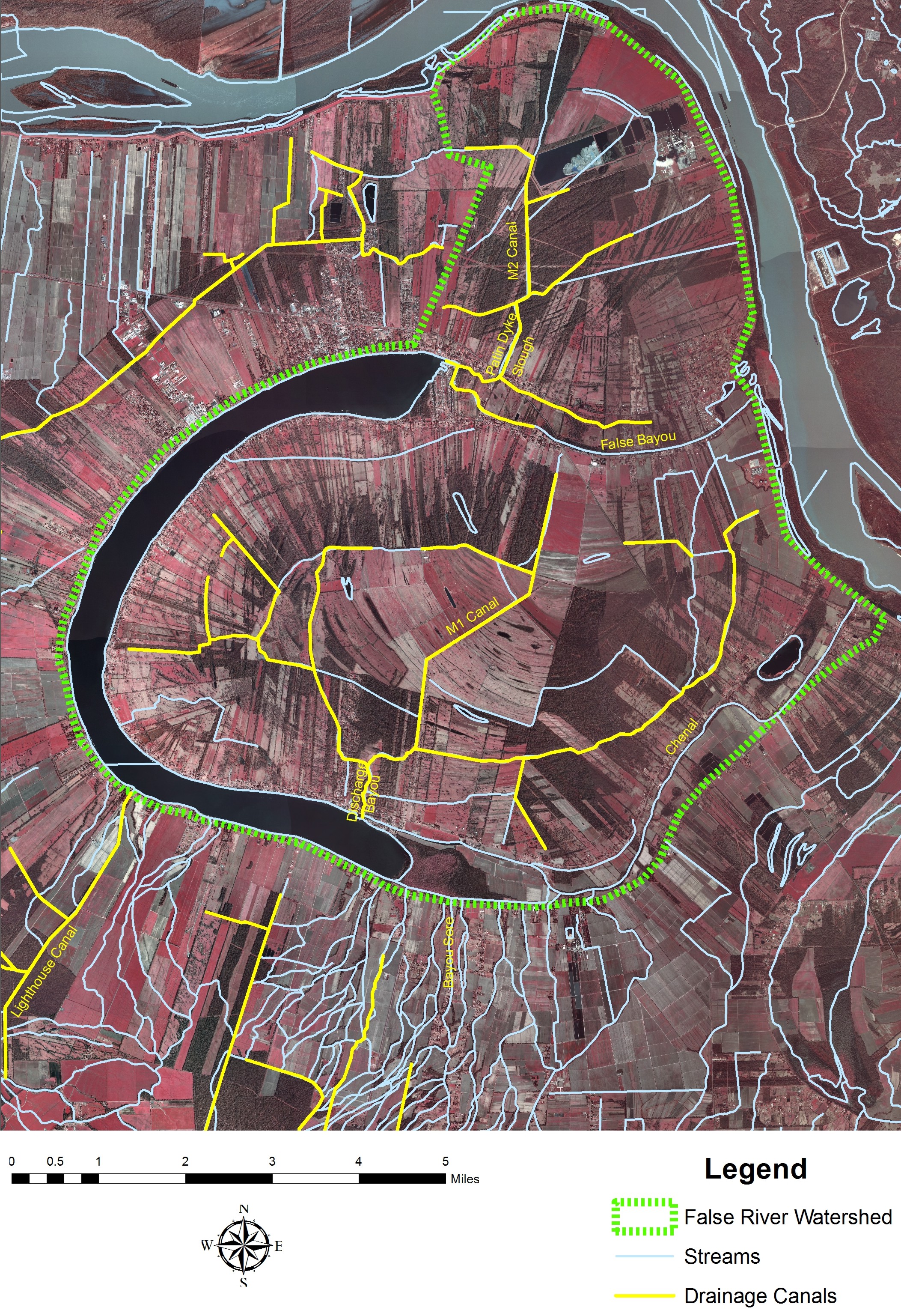 False River Map