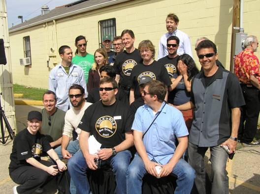 After the press conference, some of the "Lower 9th Ward SOLA in NOLA Krewe"