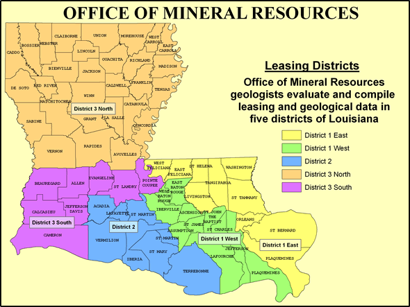 Geologic Map of Louisiana