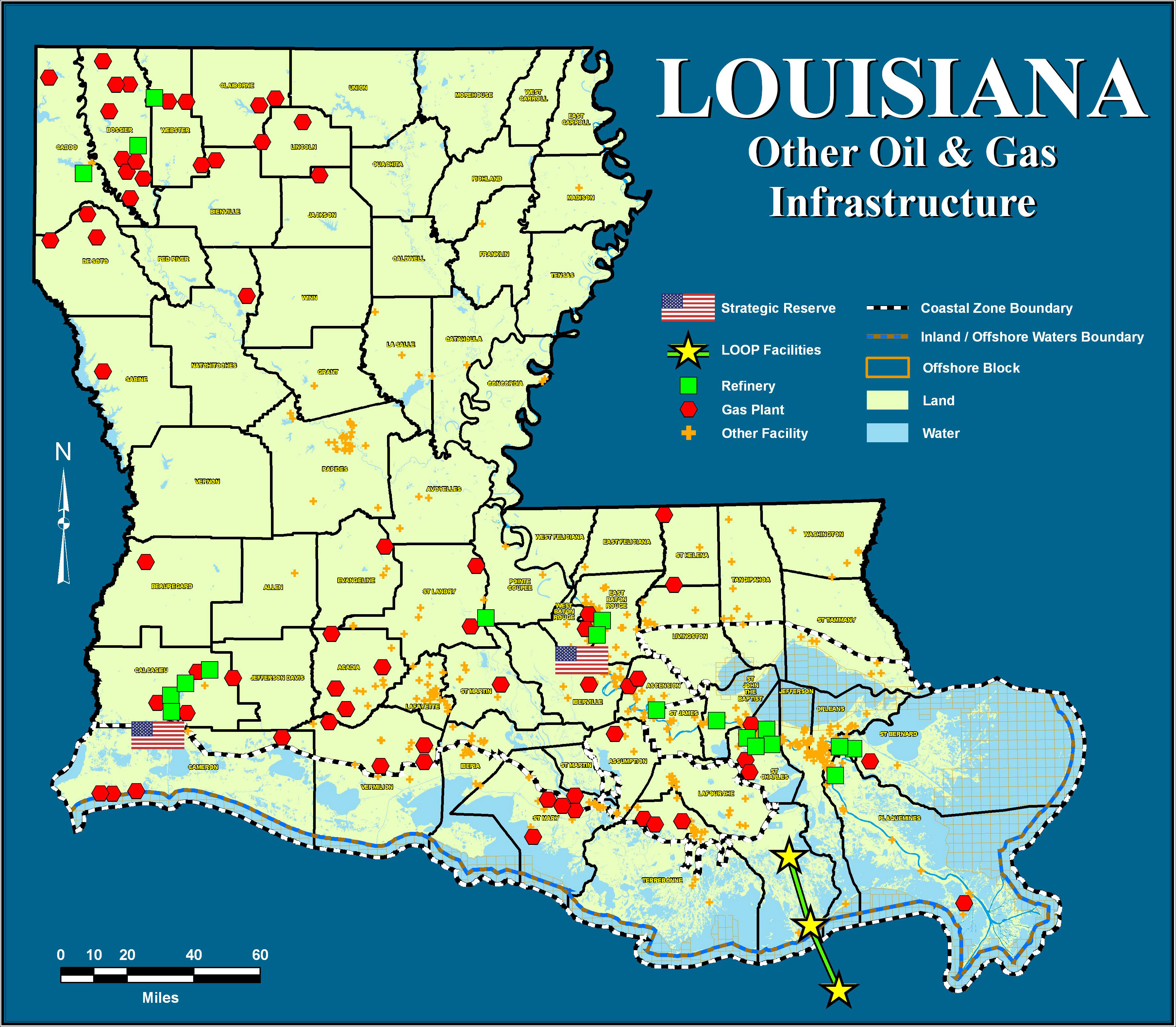 Louisiana Maps, Map of Louisiana Parishes, interactive map of Louisiana