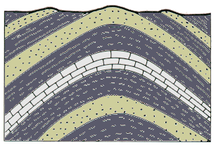 anticline formation